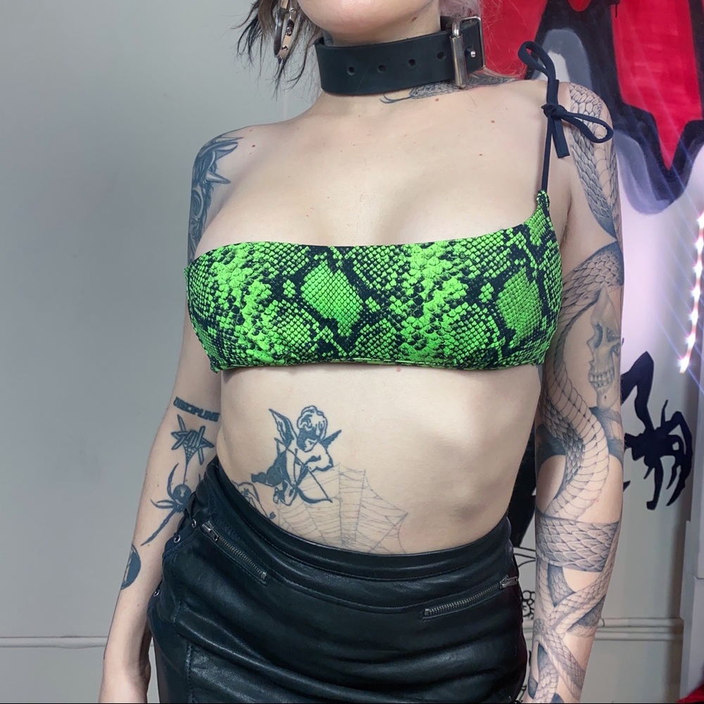 Snake Bikini Top